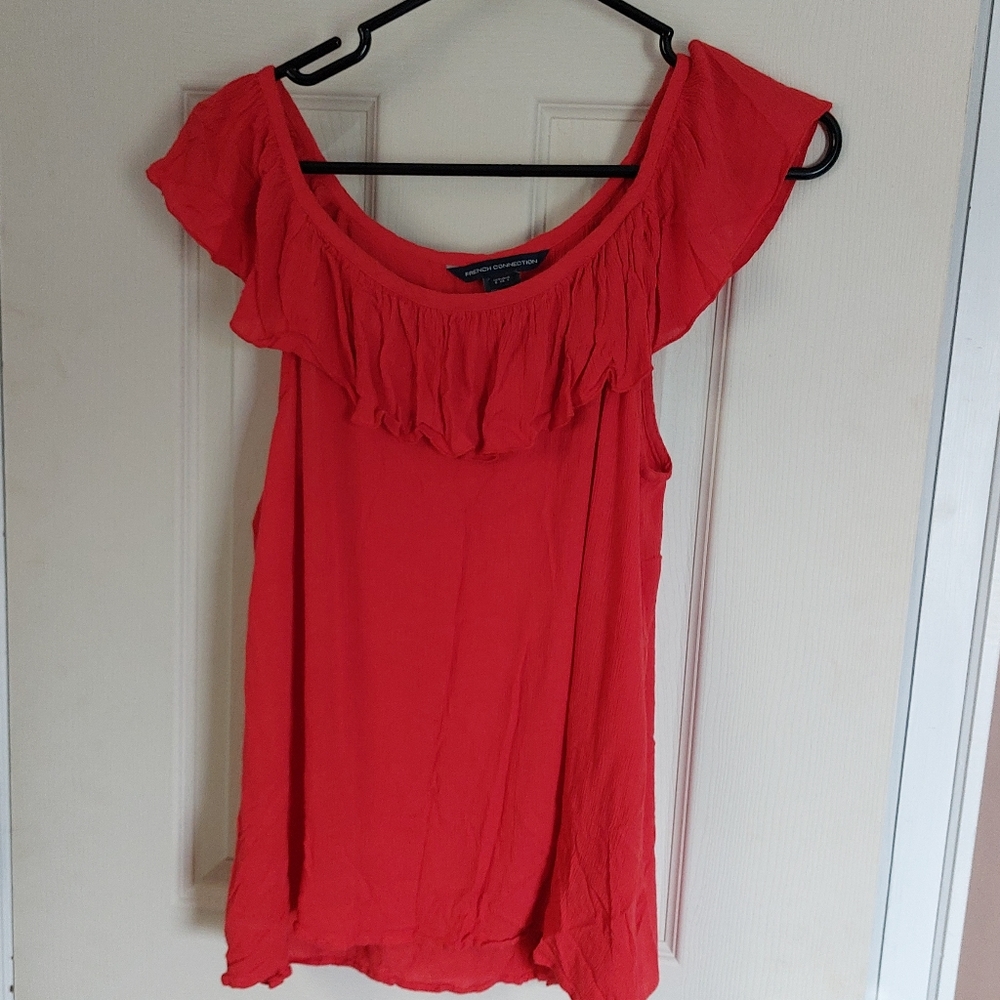 French Connection Ruffle Tank top